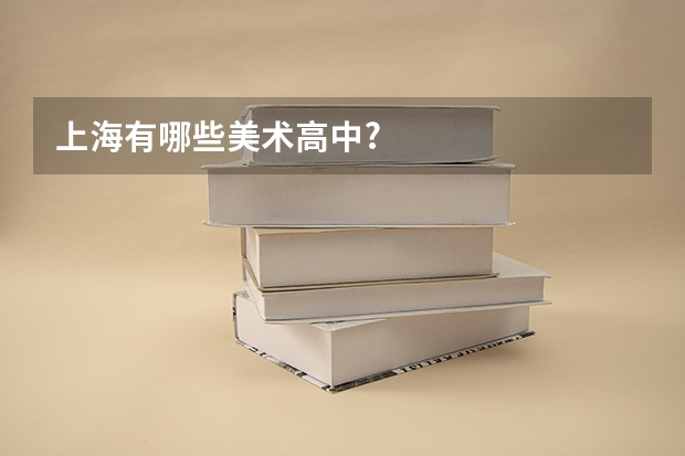 上海有哪些美术高中?