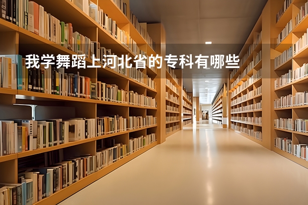 我学舞蹈上河北省的专科有哪些