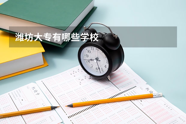 潍坊大专有哪些学校