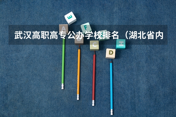 武汉高职高专公办学校排名（湖北省内专科院校排名）