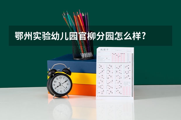 鄂州实验幼儿园官柳分园怎么样?