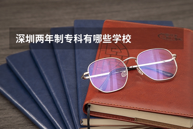 深圳两年制专科有哪些学校