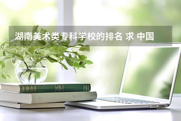 湖南美术类专科学校的排名 求 中国 十大 美术专科学校