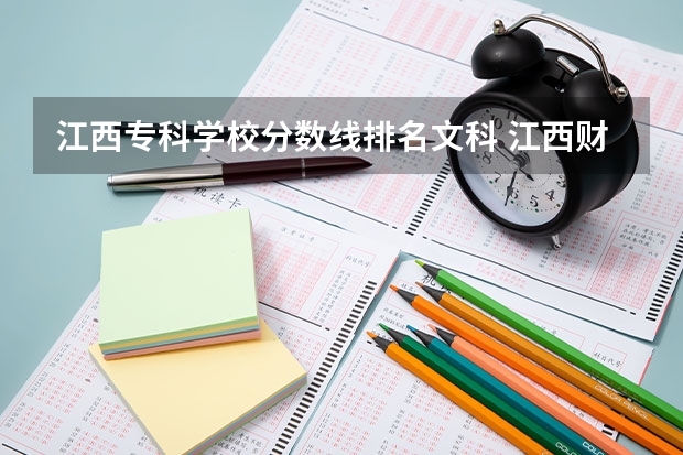 江西专科学校分数线排名文科 江西财经职业学院的分数线？