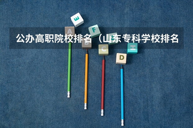 公办高职院校排名（山东专科学校排名公办）