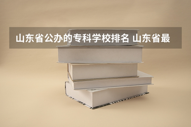 山东省公办的专科学校排名 山东省最好的专科学校排名公办