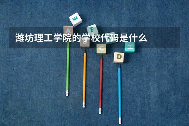 潍坊理工学院的学校代码是什么