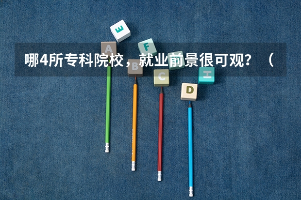 哪4所专科院校，就业前景很可观？（宁波城市职业技术学院排名）