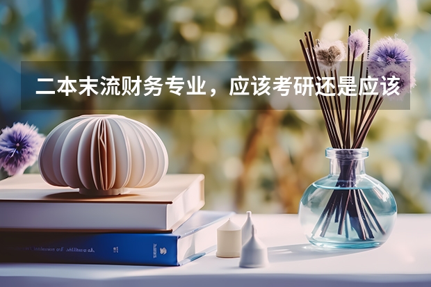 二本末流财务专业，应该考研还是应该考公务员呢？