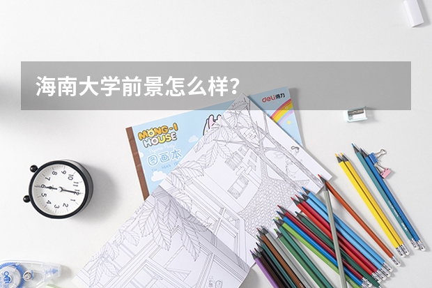 海南大学前景怎么样？