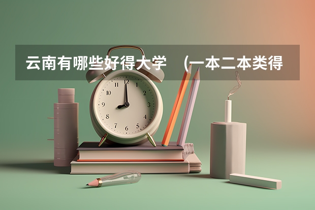 云南有哪些好得大学　(一本二本类得)分别在什么地方