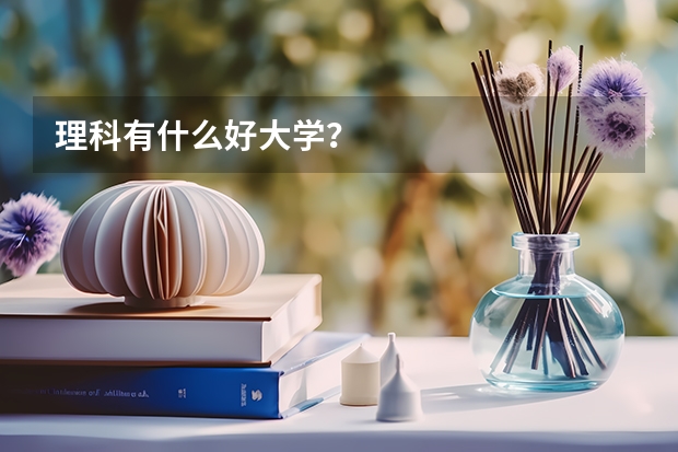 理科有什么好大学？